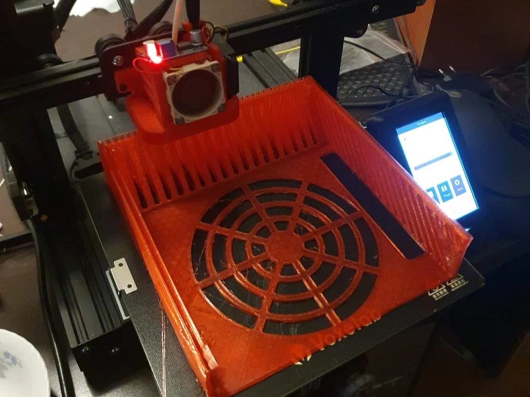 #d printer in action